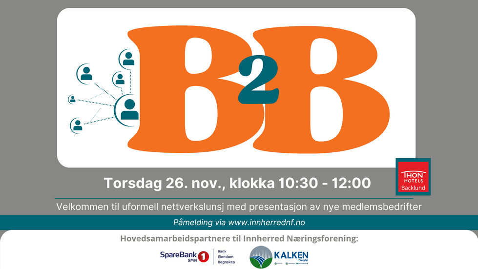 B2B - Et hyggelig møte med bedriftsnettverket